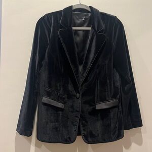 Womens Velvet Blazer